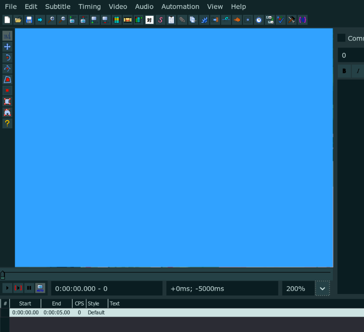 dummy video with solid color