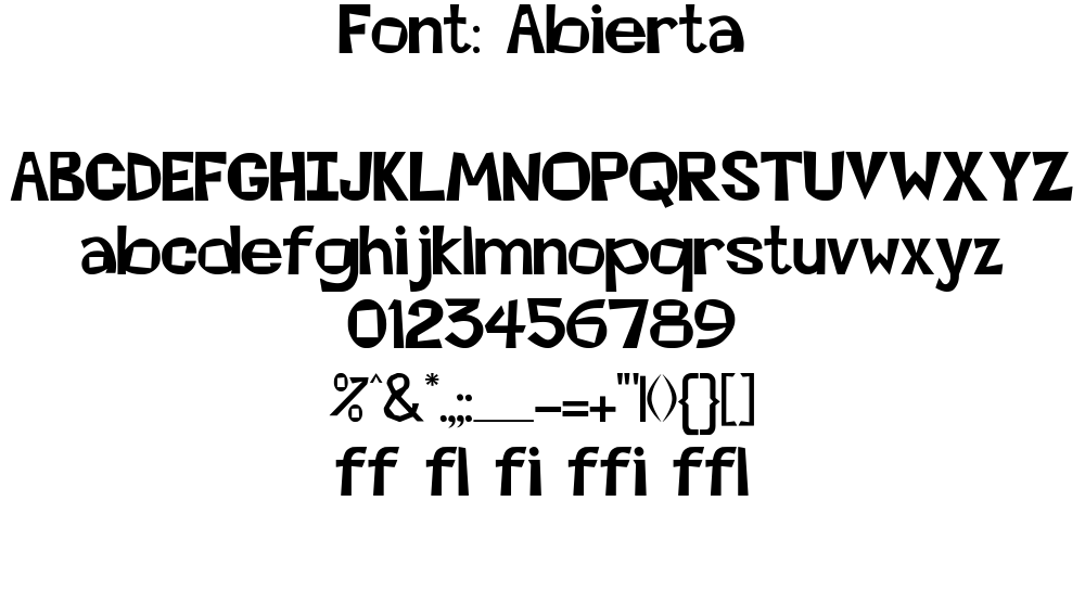 display font