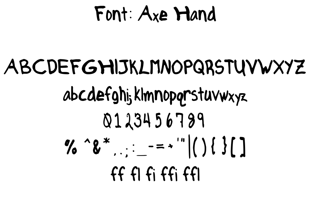 Handwriting font