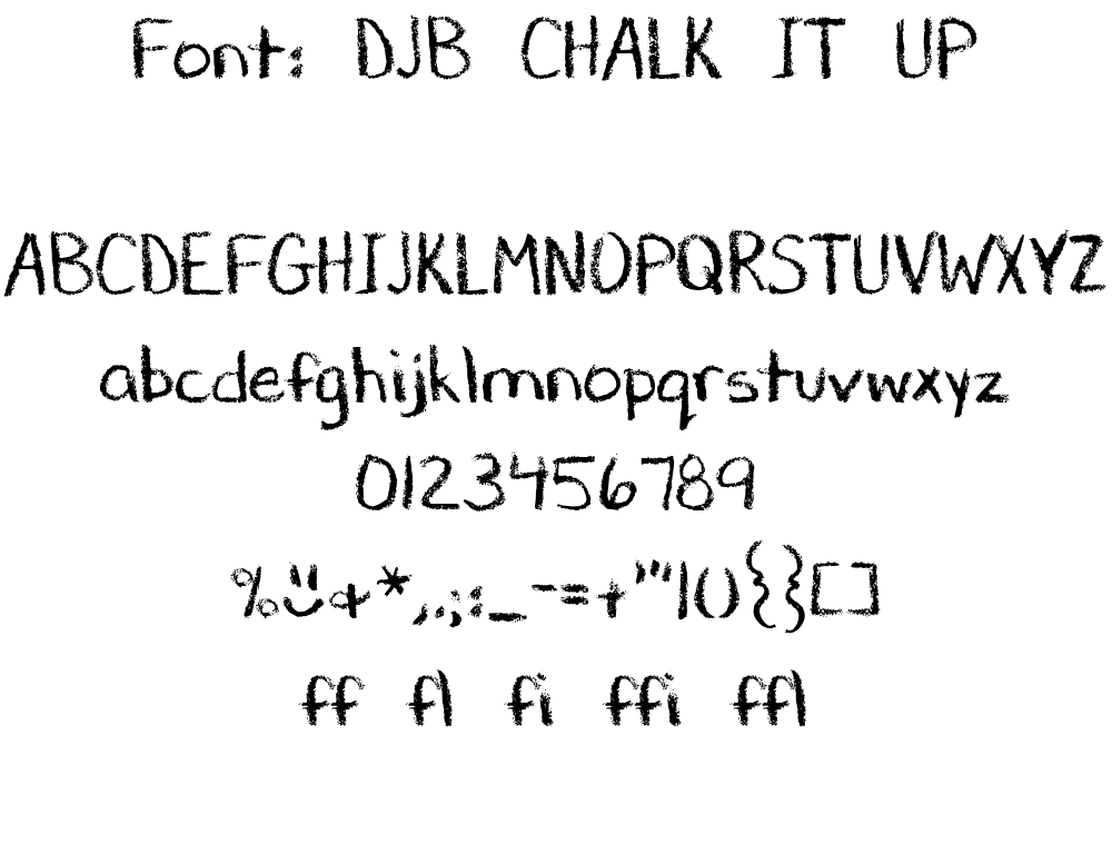 chalk font