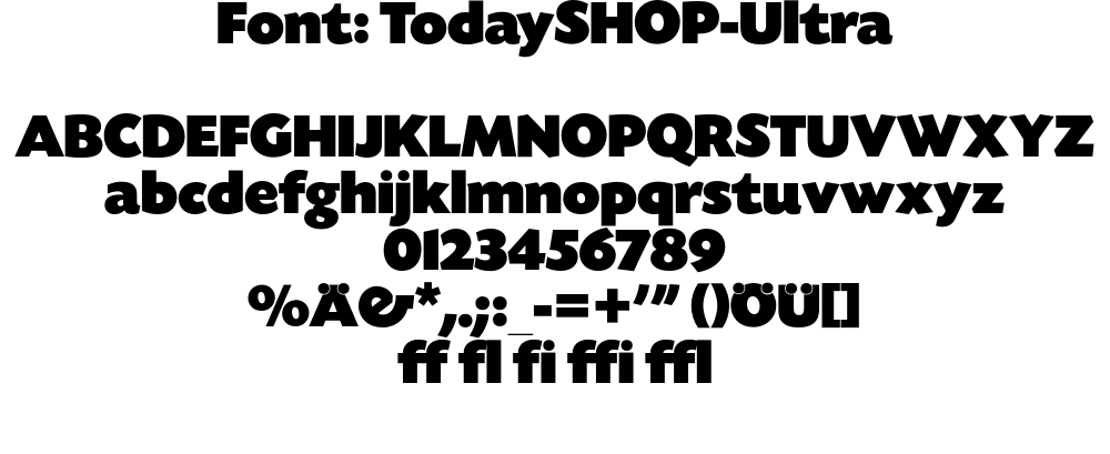 block font