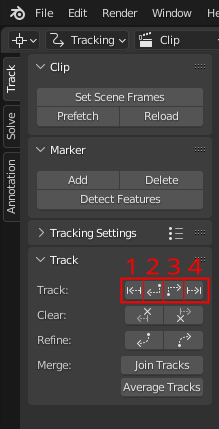 track panel
