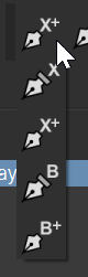 multiple x splines
